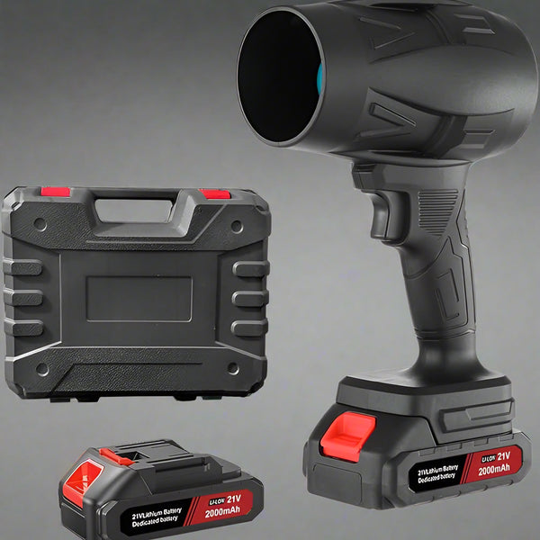 Soplador Multifunción 21V con 2 Baterías - Limpieza Perfecta para Auto, Hogar y Electrónicos